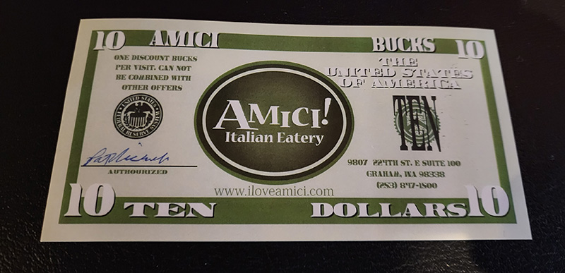 Amici's Gift Card